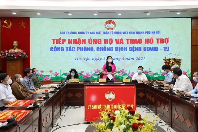 Hà Nội tiếp nhận hơn 12 tỷ đồng tiền hỗ trợ phòng, chống dịch bệnh COVID-19 - Ảnh 2.