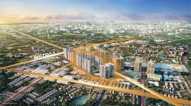 Ra mắt dự án The Metrolines tại Vinhomes Smart City - Ảnh 1.