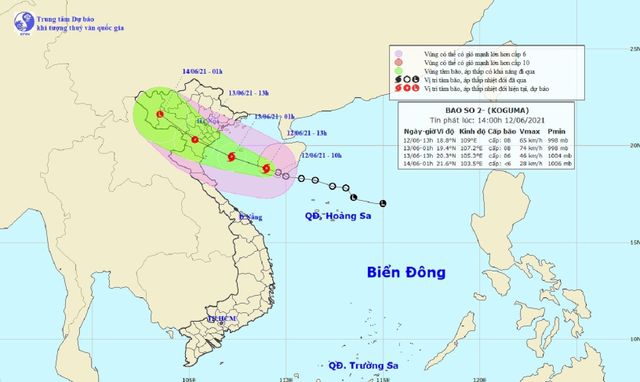 Thái Bình, Nam Định kêu gọi tàu thuyền vào nơi tránh trú bão số 2 - Ảnh 1.