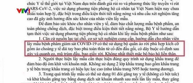 Không nhất thiết mặc đồ bảo hộ liền thân khi lấy mẫu xét nghiệm COVID-19 - Ảnh 1.