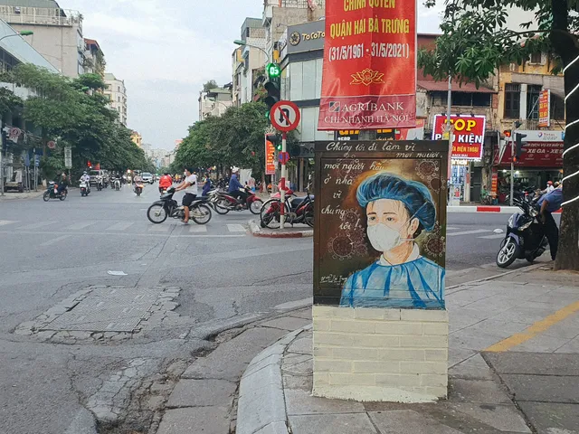 Những bốt điện tiếp sức cho đội ngũ y tế chống dịch COVID-19 - Ảnh 1. Những bốt điện tiếp sức cho đội ngũ y tế chống dịch COVID-19 - Ảnh 1.
