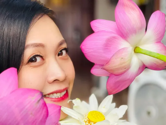 BTV Thời sự Hoàng Trang qua ống kính của con trai - Ảnh 7. BTV Thời sự Hoàng Trang qua ống kính của con trai - Ảnh 7.