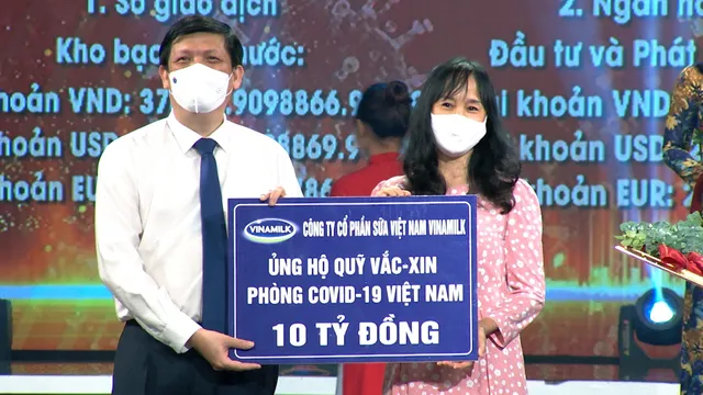 Vinamilk chung tay cùng Chính phủ, góp quỹ vaccine phòng COVID-19 - Ảnh 1.