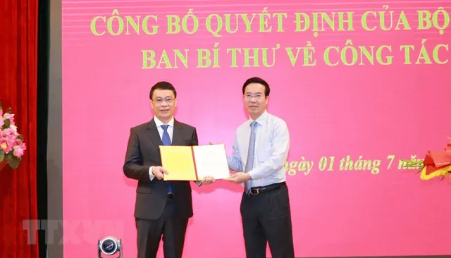 Bổ nhiệm Bí thư Tỉnh ủy Lạng Sơn giữ chức Phó Chánh Văn phòng Trung ương Đảng - Ảnh 1.