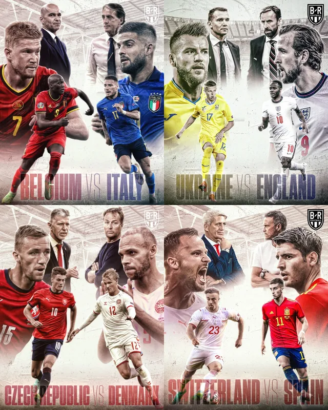Lịch thi đấu tứ kết UEFA EURO 2020 trực tiếp trên VTV - Ảnh 2. Lịch thi đấu tứ kết UEFA EURO 2020 trực tiếp trên VTV - Ảnh 2.