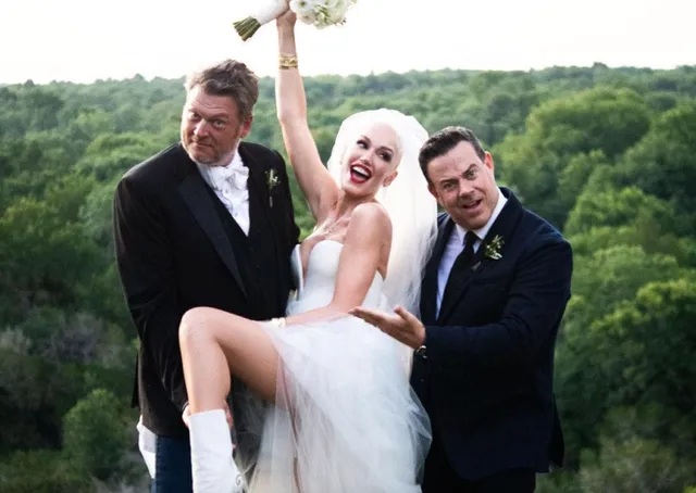 Đám cưới đẹp lung linh của Gwen Stefani và chồng mới cùng những câu chuyện phía sau - Ảnh 1.