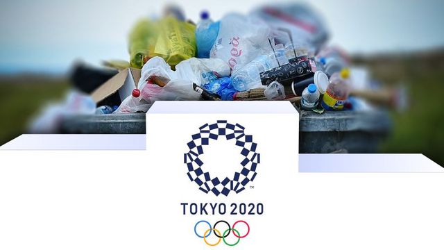 Bục trao huy chương của Olympic Tokyo 2020 được làm từ rác thải nhựa - Ảnh 2.