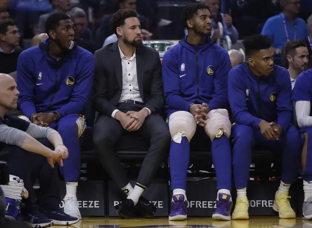 Klay Thompson đạt bước tiến mới trong việc hồi phục chấn thương - Ảnh 1.