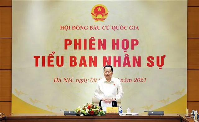 Họp Tiểu ban Nhân sự Hội đồng Bầu cử quốc gia - Ảnh 1.