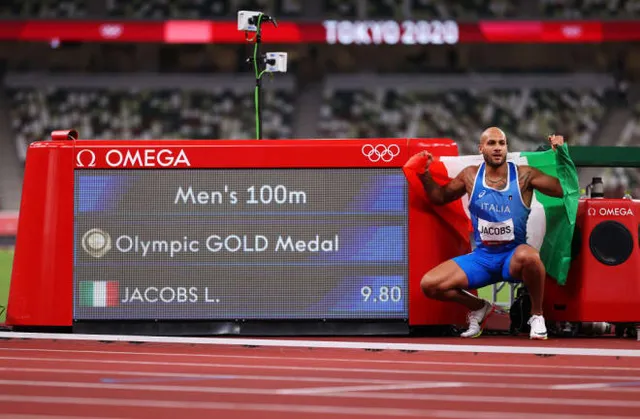 Olympic Tokyo 2020 | Lamont Marcell Jacobs giành HCV điền kinh 100m nam - Ảnh 4.