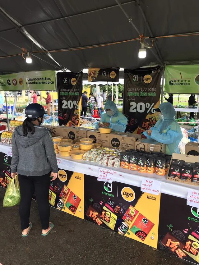 
The GREENFEED fixed sales point in Can Tho City.
