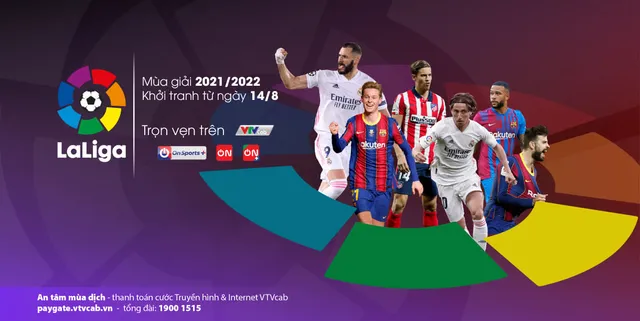 La Liga khởi tranh trên VTVcab: Tam mã đua vô địch - Ảnh 1.