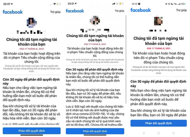 Hàng loạt người dùng Facebook tại Việt Nam bị khóa tài khoản không rõ lý do - Ảnh 1.