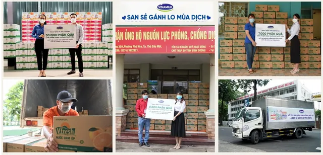 San sẻ khó khăn mùa dịch, Vinamilk trao 45.000 phần quà dinh dưỡng và nhiều hỗ trợ khác cho người tiêu dùng - Ảnh 1.