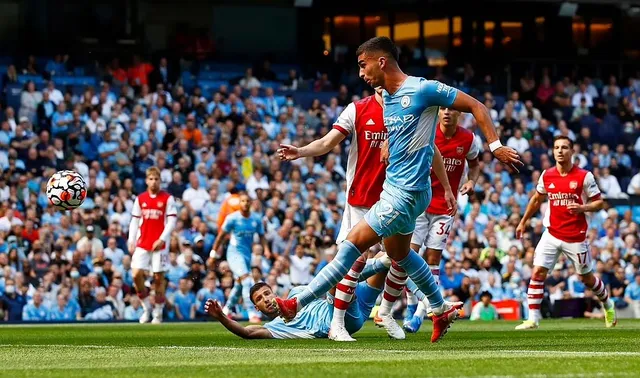 Man City thắng ấn tượng, Arsenal chìm sâu dưới đáy BXH - Ảnh 3.