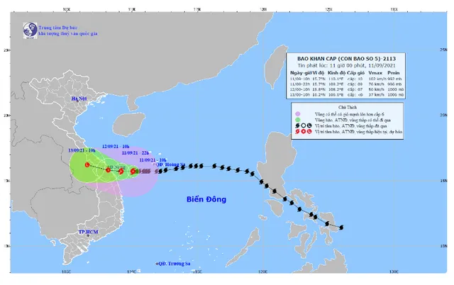 Bão số 5 gây mưa to cho các địa phương từ Thừa Thiên Huế đến Bình Định - Ảnh 1.