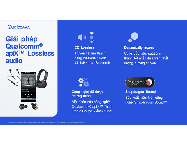 Snapdragon Sound hỗ trợ tính năng truyền tải âm thanh CD Lossless qua Bluetooth - Ảnh 1.