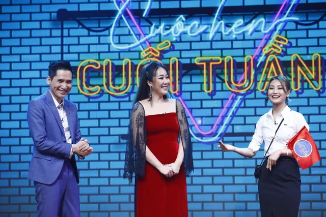 Hoa hậu Ngô Phương Lan suýt mất hình tượng trong Cuộc hẹn cuối tuần - Ảnh 1.
