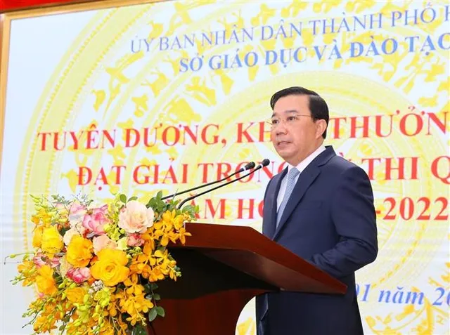 Hà Nội biểu dương học sinh đạt giải Olympic quốc tế 2021 - Ảnh 1.