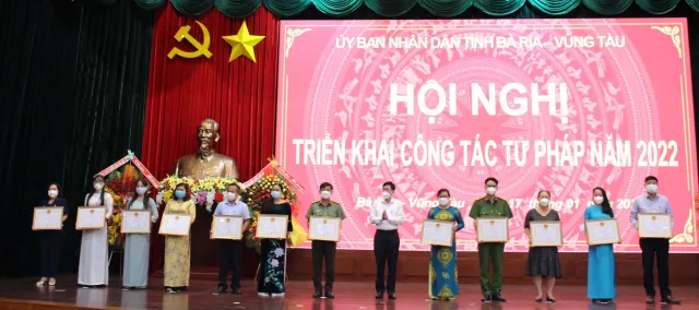 Tỉnh Bà Rịa – Vũng Tàu triển khai công tác tư pháp năm 2022 - Ảnh 2.