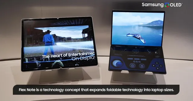 CES 2022: Samsung trình diễn máy tính bảng gập 3, smartphone màn hình cuộn - Ảnh 2.