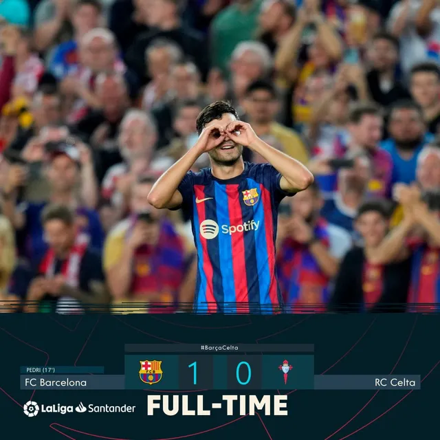 Pedri lập công, Barcelona đòi lại ngôi đầu BXH La Liga - Ảnh 2. Pedri lập công, Barcelona đòi lại ngôi đầu BXH La Liga - Ảnh 2.