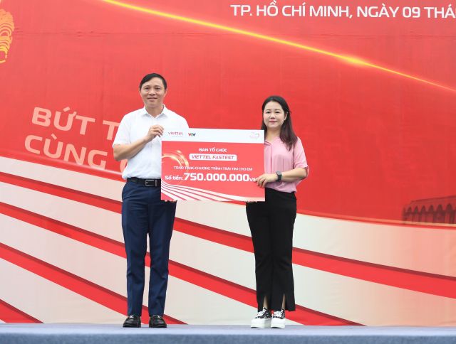 Viettel Fastest 2022: Hơn 760 triệu ủng hộ chương trình Trái tim cho em - Ảnh 2.