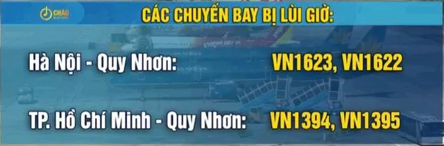 Hủy và lùi giờ nhiều chuyến bay đến miền Trung do bão - Ảnh 2.