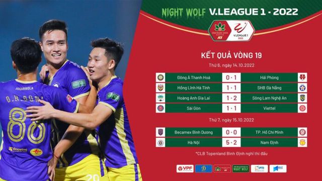 Vòng 19 Night Wolf V.League 1-2022: Tiếp tục bám đuổi căng thẳng - Ảnh 1.