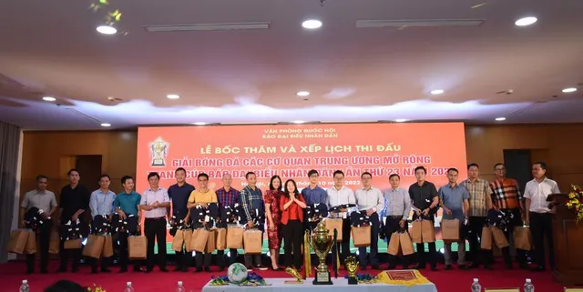 16 đội bóng tham dự Giải bóng đá các cơ quan Trung ương mở rộng năm 2022   - Ảnh 3.