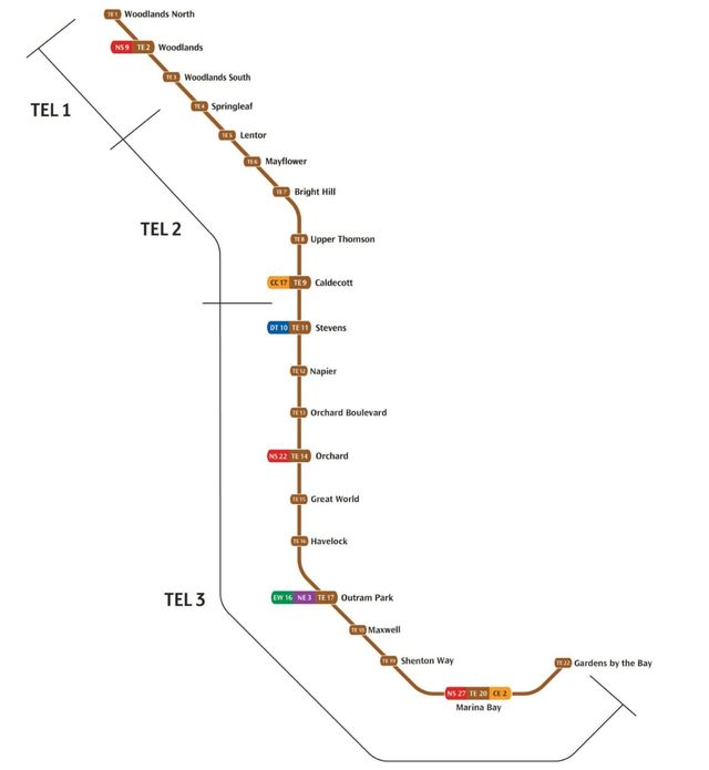 11 ga tàu điện trên tuyến Thomson-East Coast chính thức hoạt động ngày 13/11 - Ảnh 1.