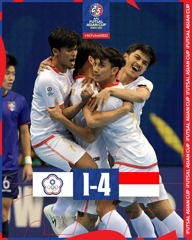 Futsal Indonesia giành vé vào tứ kết VCK futsal châu Á 2022   - Ảnh 1.