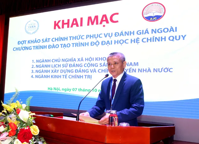 Học viện Báo chí và Tuyên truyền khai mạc đợt khảo sát đánh giá chương trình đào tạo trình độ đại học - Ảnh 1.