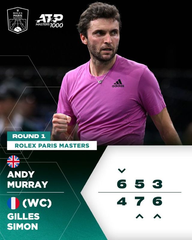 Andy Murray dừng bước tại vòng 1 Paris Masters - Ảnh 2.