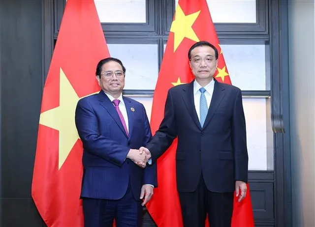 Thủ tướng Phạm Minh Chính hội kiến Thủ tướng Trung Quốc Lý Khắc Cường - Ảnh 1. Thủ tướng Phạm Minh Chính hội kiến Thủ tướng Trung Quốc Lý Khắc Cường - Ảnh 1.