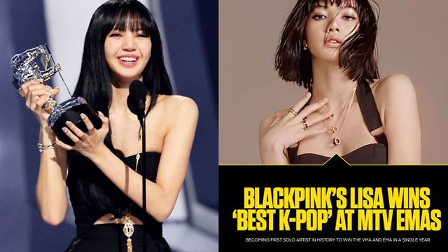 Lisa (BLACKPINK) - Nghệ sĩ solo K-Pop đầu tiên đồng thắng giải tại VMAs và EMAs - Ảnh 1.
