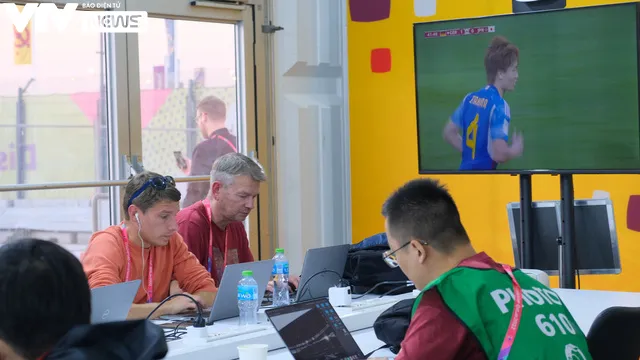 Trung tâm Báo chí Quốc tế hoành tráng phục vụ World Cup 2022 - Ảnh 7. Trung tâm Báo chí Quốc tế hoành tráng phục vụ World Cup 2022 - Ảnh 7.