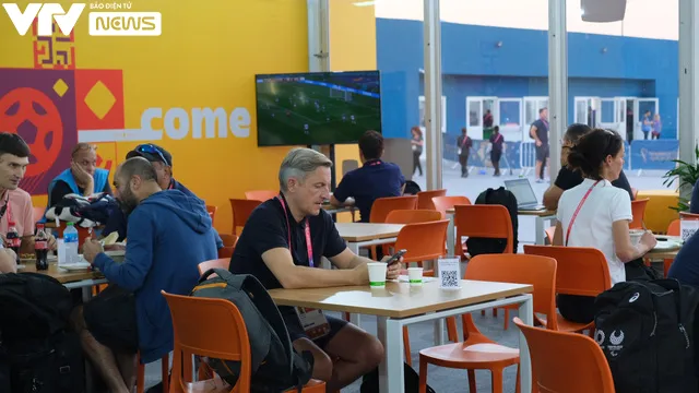 Trung tâm Báo chí Quốc tế hoành tráng phục vụ World Cup 2022 - Ảnh 9. Trung tâm Báo chí Quốc tế hoành tráng phục vụ World Cup 2022 - Ảnh 9.