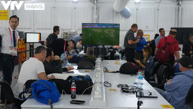 Trung tâm Báo chí Quốc tế hoành tráng phục vụ World Cup 2022 - Ảnh 10. Trung tâm Báo chí Quốc tế hoành tráng phục vụ World Cup 2022 - Ảnh 10.