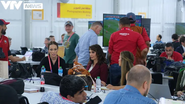 Trung tâm Báo chí Quốc tế hoành tráng phục vụ World Cup 2022 - Ảnh 11. Trung tâm Báo chí Quốc tế hoành tráng phục vụ World Cup 2022 - Ảnh 11.