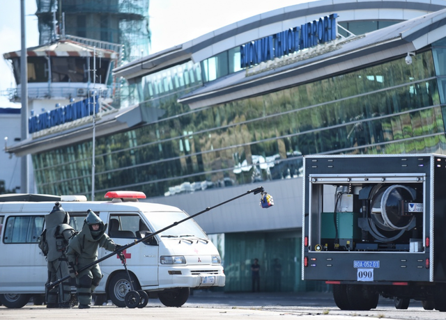 Diễn tập bắn hạ UAV, ngăn bạo loạn khủng bố tại sân bay Buôn Ma Thuột - Ảnh 5.
