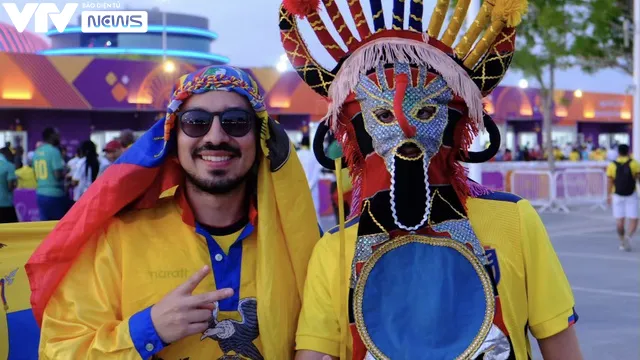 Người hâm mộ Nam Mỹ góp lửa cổ vũ Ecuador tại World Cup 2022 - Ảnh 14. Người hâm mộ Nam Mỹ góp lửa cổ vũ Ecuador tại World Cup 2022 - Ảnh 14.