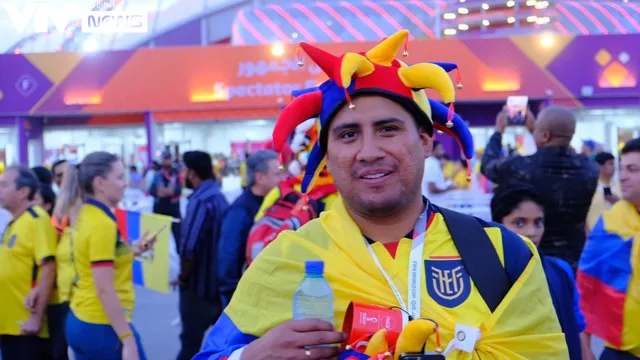 Người hâm mộ Nam Mỹ góp lửa cổ vũ Ecuador tại World Cup 2022 - Ảnh 15. Người hâm mộ Nam Mỹ góp lửa cổ vũ Ecuador tại World Cup 2022 - Ảnh 15.