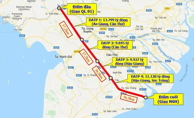 Bàn giao hồ sơ giải phóng mặt bằng cao tốc Châu Đốc – Cần Thơ – Sóc Trăng giai đoạn 1 - Ảnh 2.