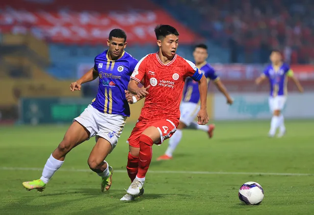 Ảnh: Thắng tối thiểu CLB Viettel, Hà Nội FC chạm tay vào chức vô địch V.League 2022 - Ảnh 14. Ảnh: Thắng tối thiểu CLB Viettel, Hà Nội FC chạm tay vào chức vô địch V.League 2022 - Ảnh 14.