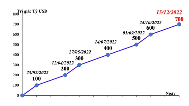 Xuất nhập khẩu hàng hóa đạt mốc 700 tỷ USD - Ảnh 1.