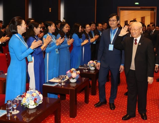 Tổng Bí thư Nguyễn Phú Trọng dự Lễ khai mạc Đại hội Đoàn toàn quốc lần thứ XII - Ảnh 3.