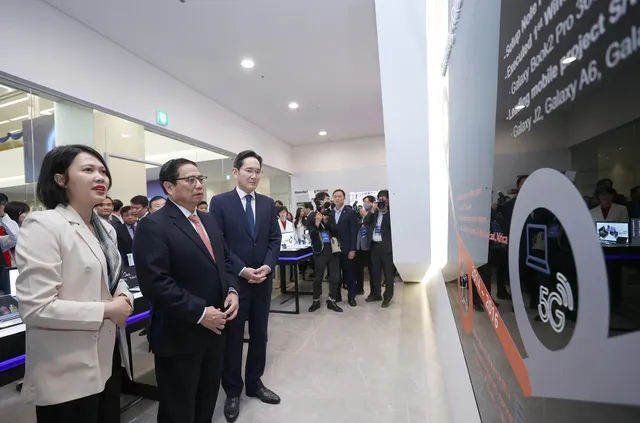 Thủ tướng Phạm Minh Chính dự khánh thành Trung tâm Nghiên cứu và Phát triển của Samsung - Ảnh 5.