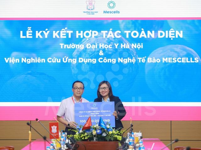 Viện Nghiên cứu ứng dụng công nghệ tế bào Mescells hợp tác toàn diện với Trường Đại học Y Hà Nội - Ảnh 4.