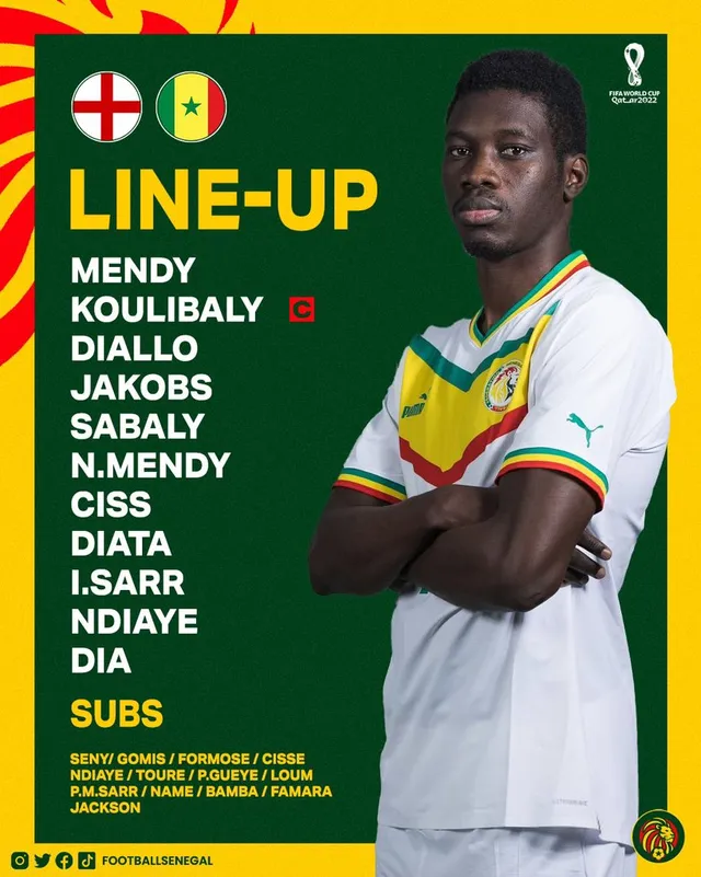 Vòng 1/8 World Cup 2022 | Anh 3-0 Senegal: Thắng lợi dễ dàng! - Ảnh 1. Vòng 1/8 World Cup 2022 | Anh 3-0 Senegal: Thắng lợi dễ dàng! - Ảnh 1.